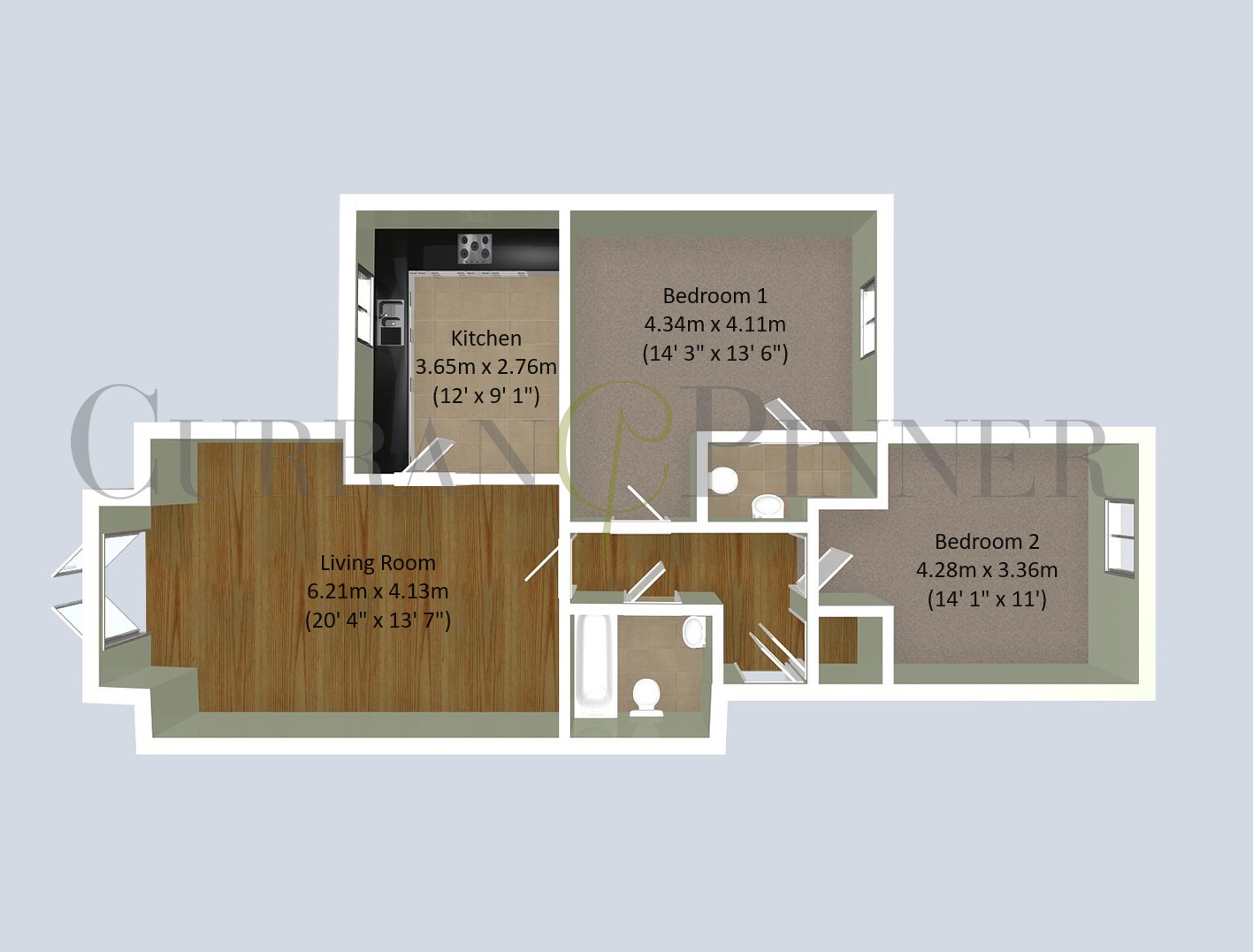Floorplans For Oaklands Road, 14 Oaklands Road, BROMLEY, Kent