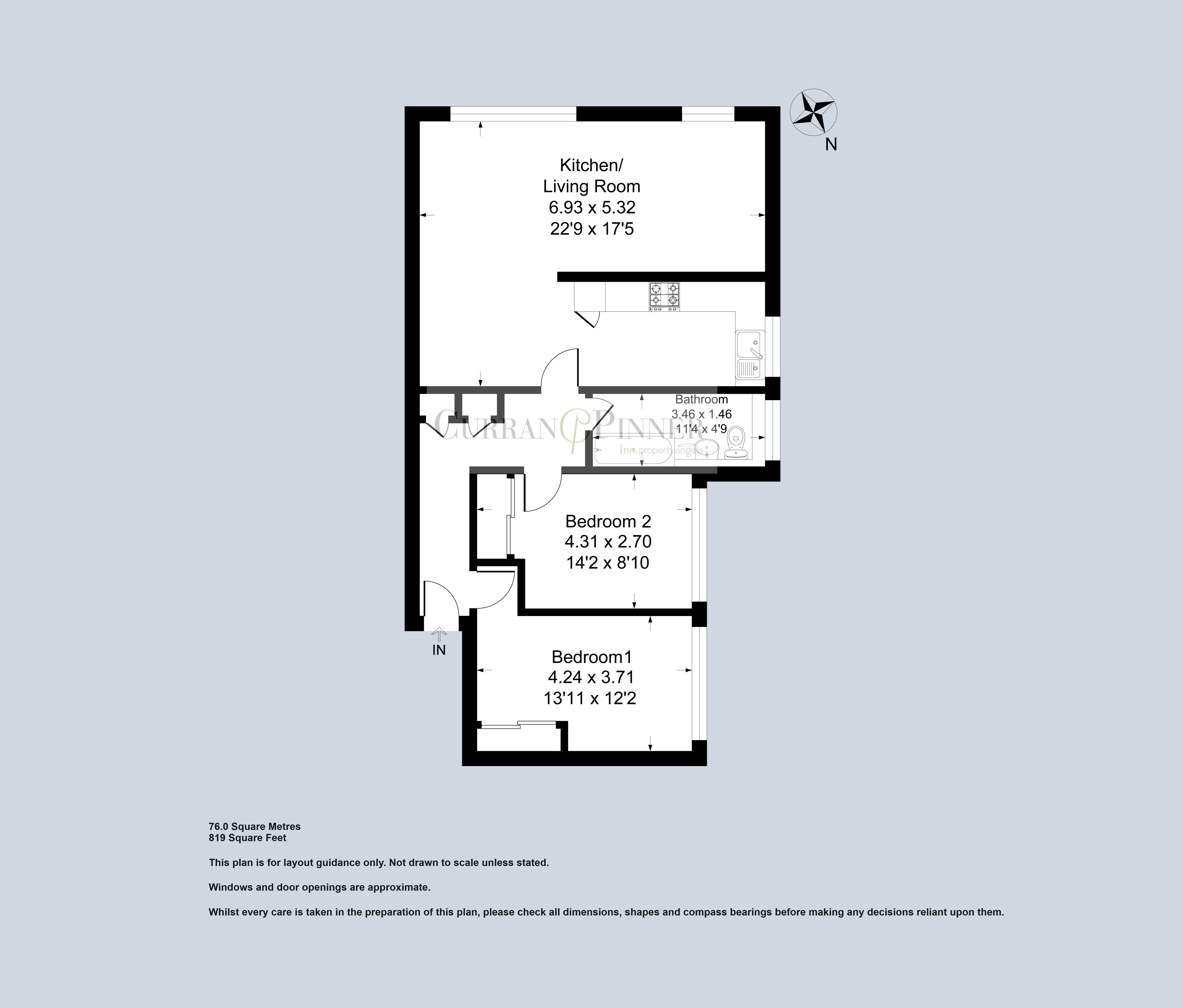 Floorplans For Shortlands Grove, Bromley, Kent