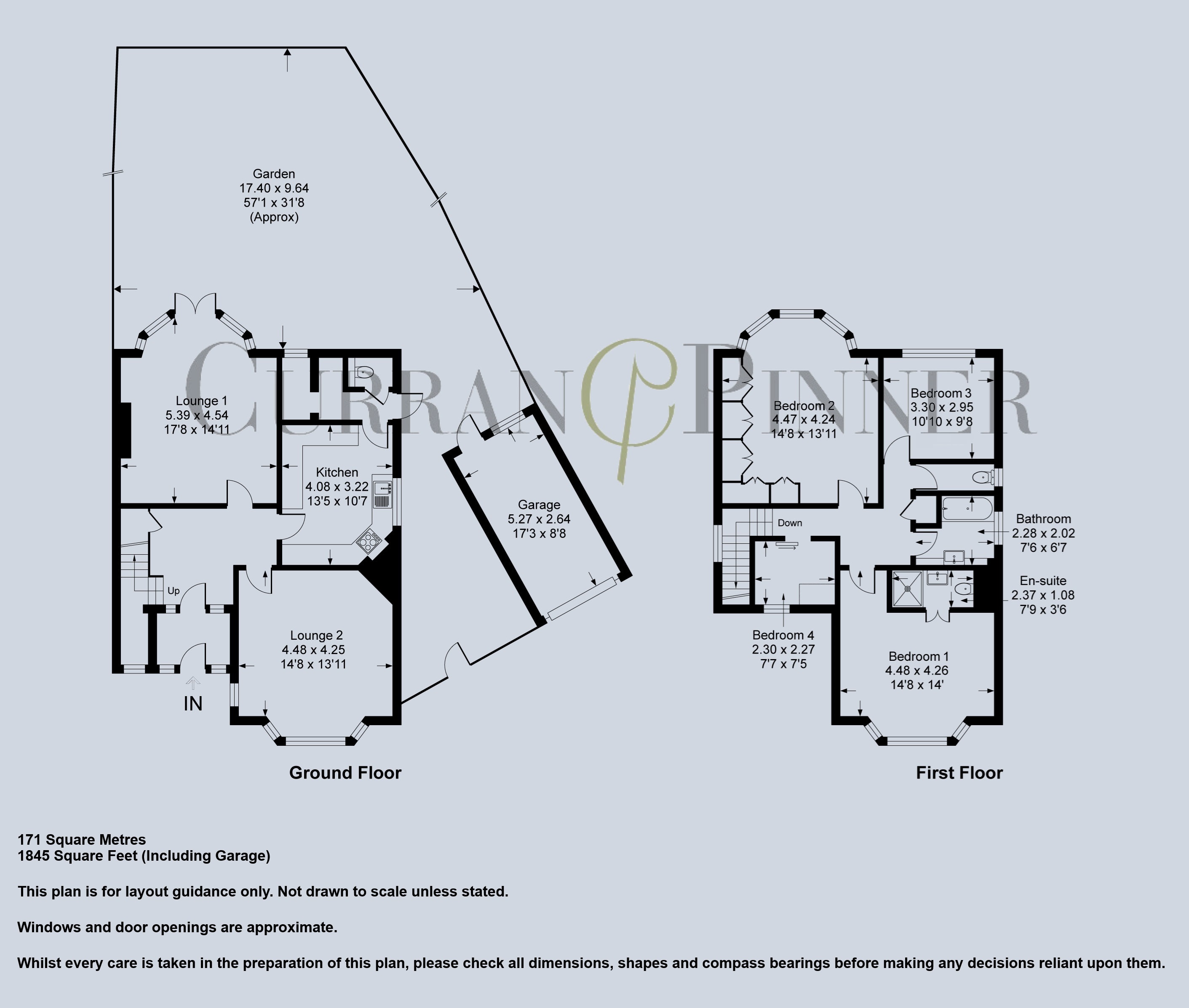 Floorplans For Oakway, Bromley, Kent