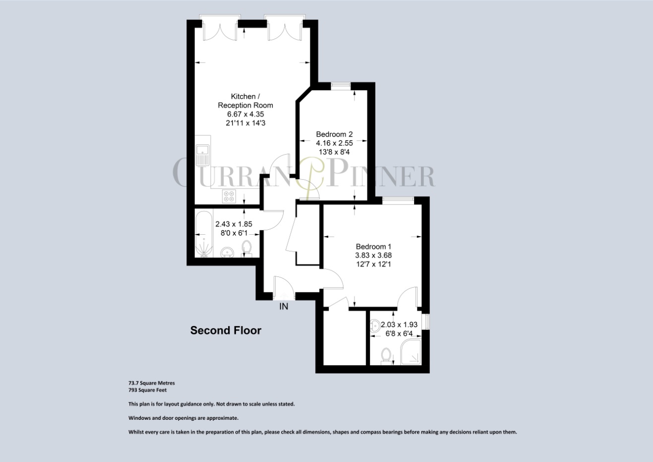 Floorplans For Copers Cope Road, Beckenham, Kent