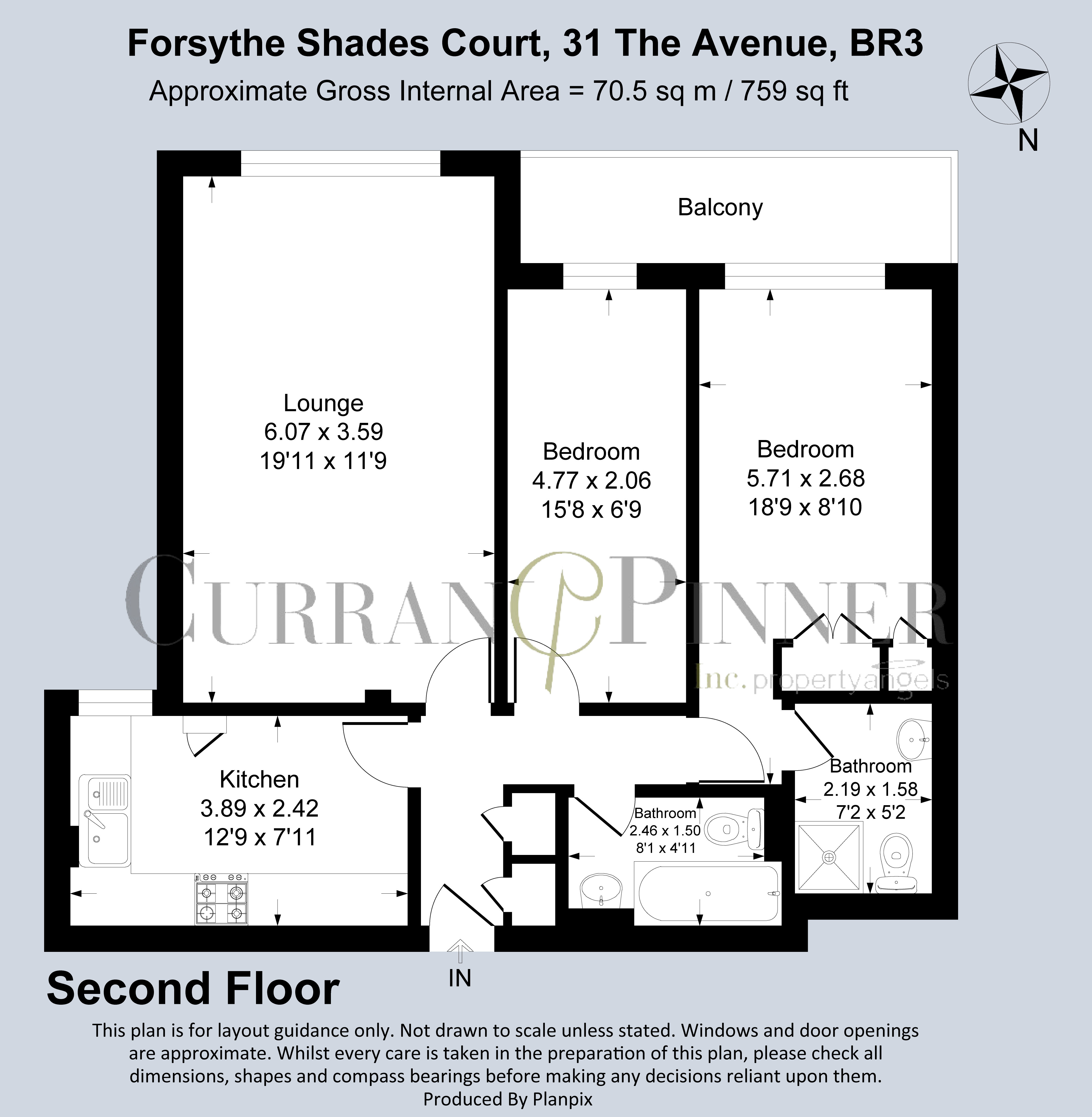 Floorplans For The Avenue, 31 The Avenue, BECKENHAM, Kent