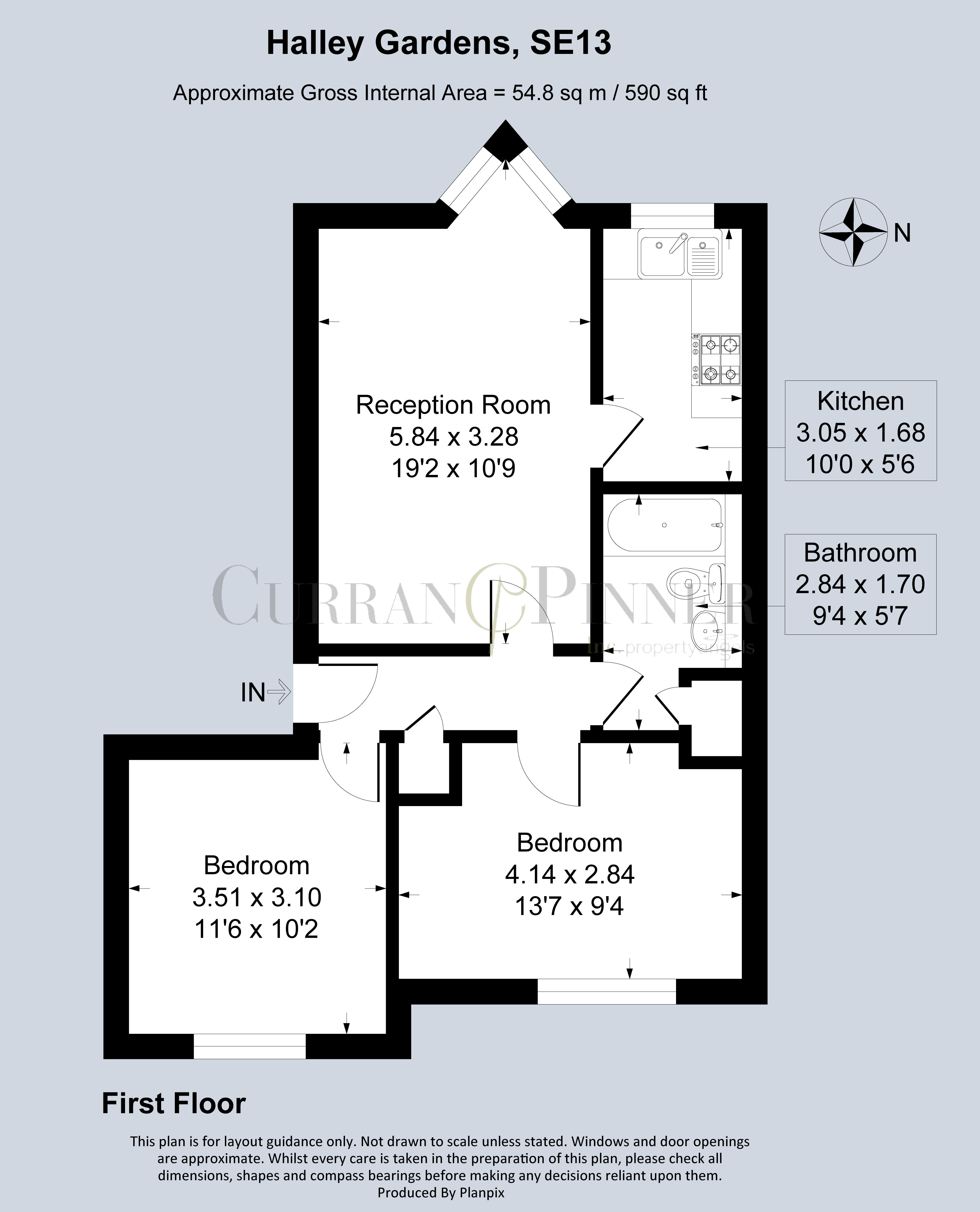 Floorplans For Halley Gardens, London