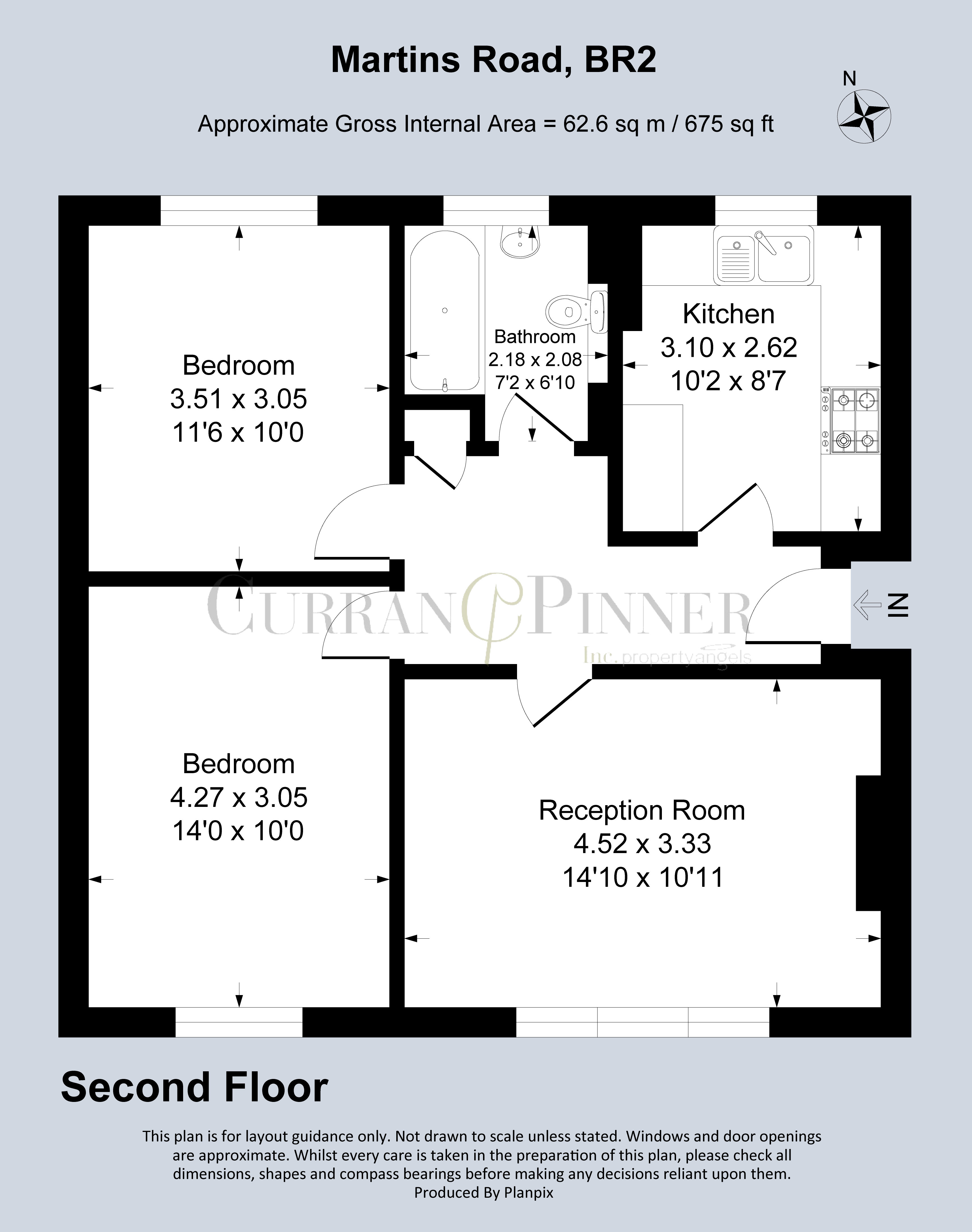 Floorplans For Martins Road, BROMLEY, Kent