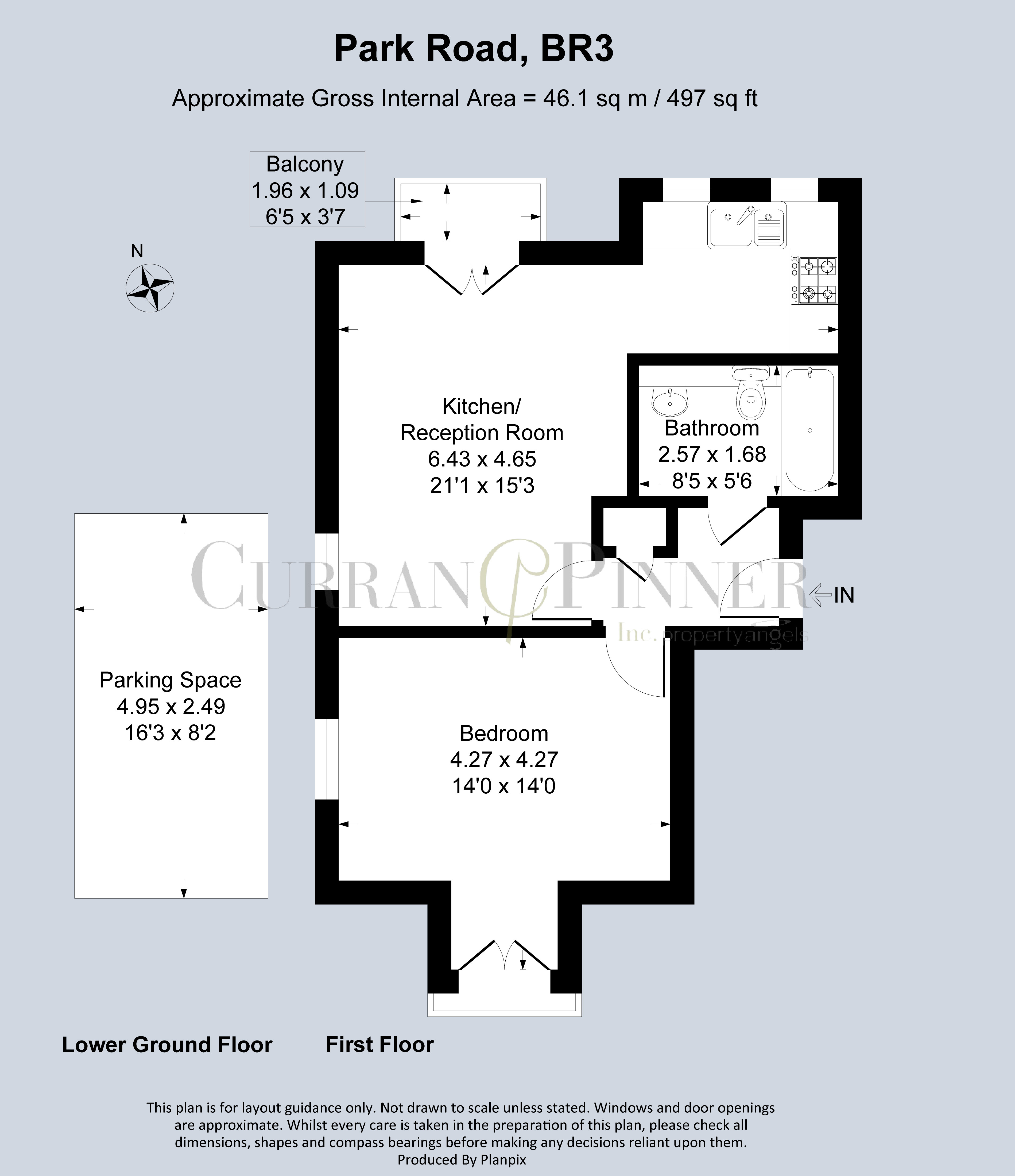 Floorplans For Park Road, BECKENHAM, Kent