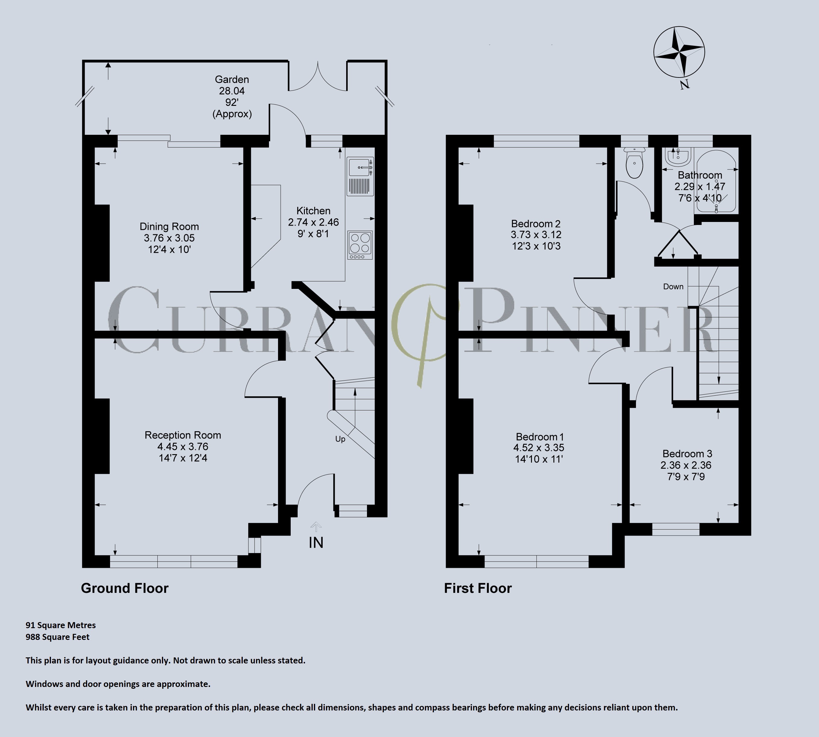 Floorplans For Merlin Grove, Beckenham, Kent