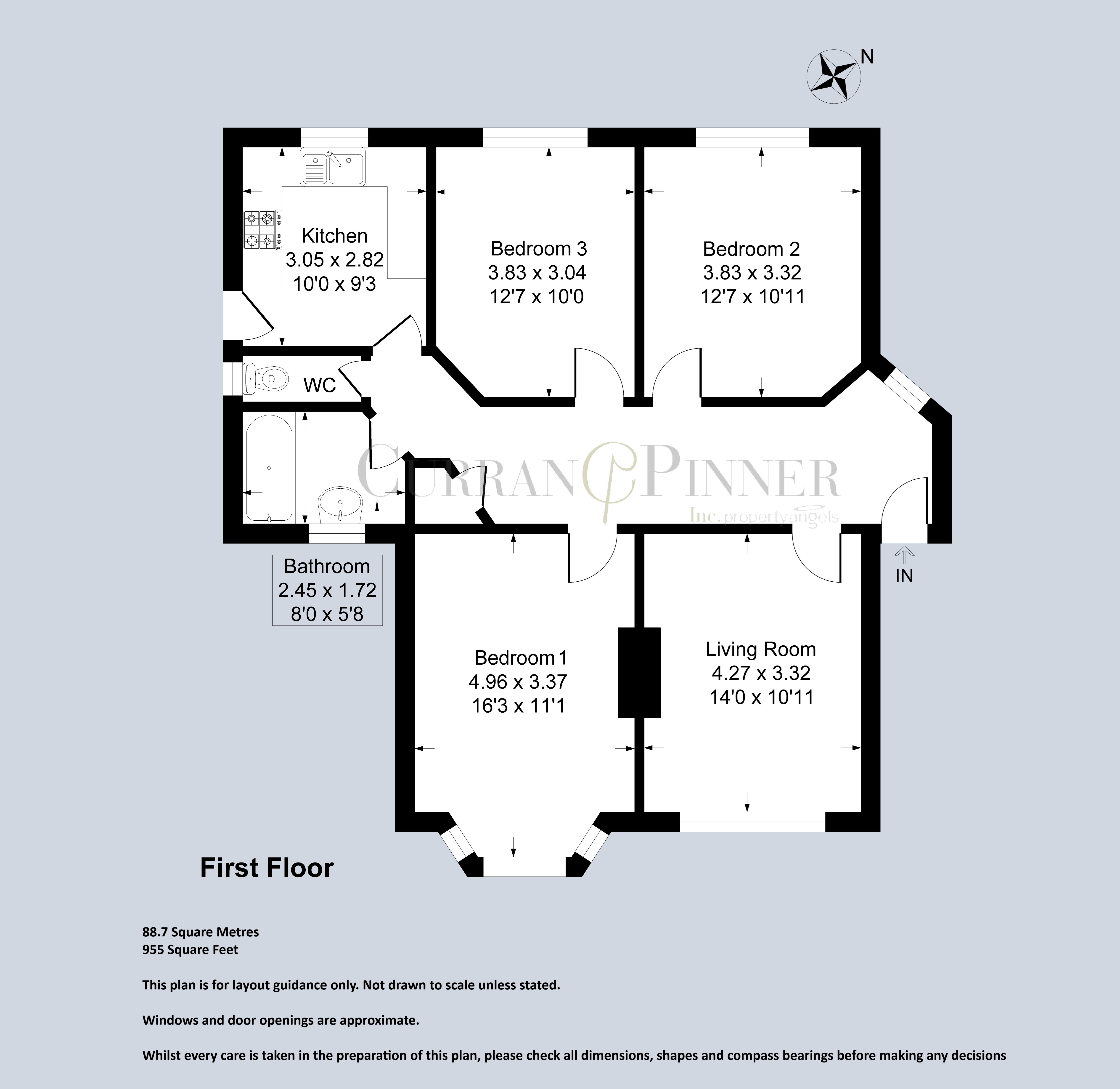 Floorplans For The Knoll, Beckenham, Kent