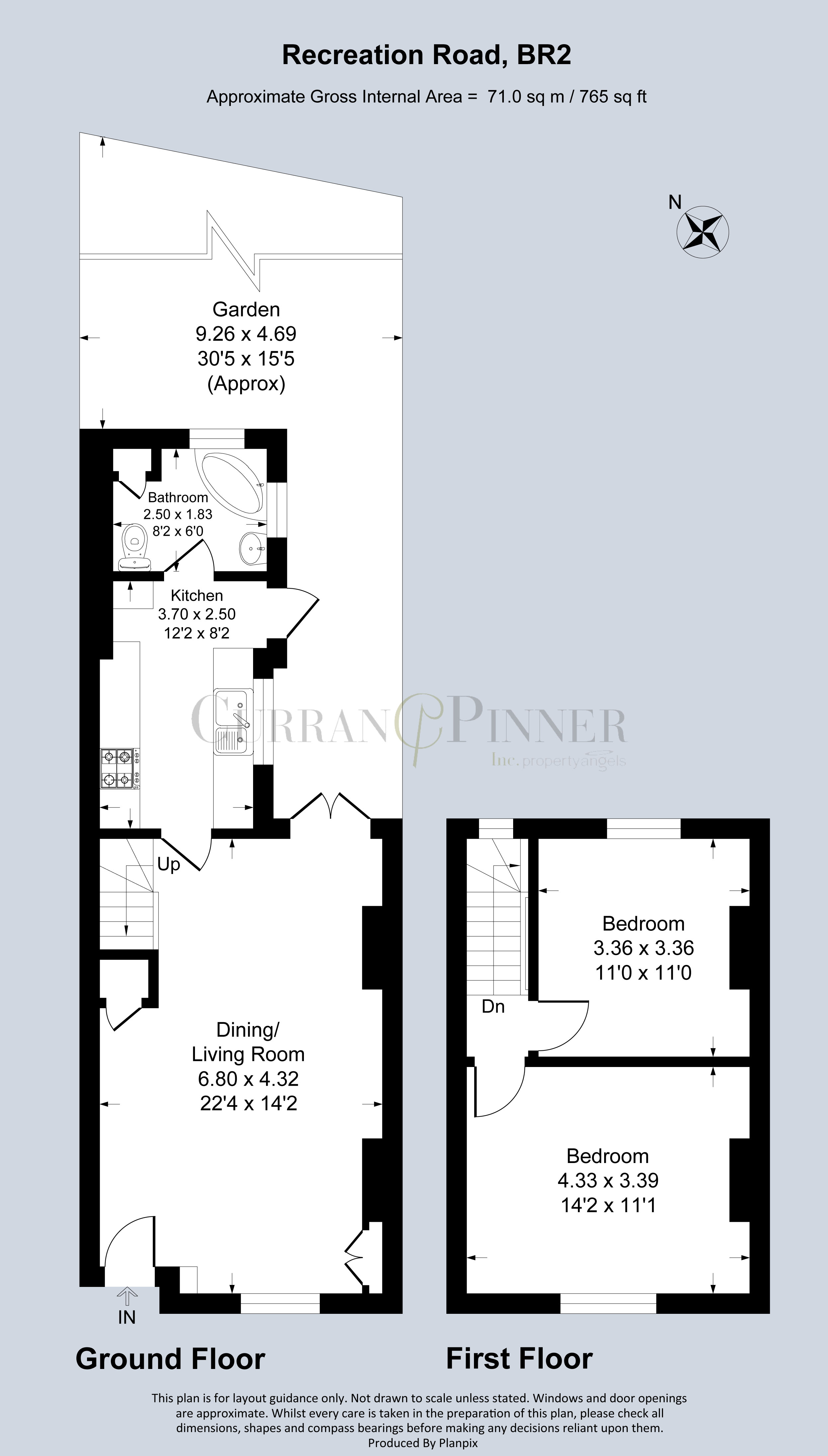 Floorplans For Recreation Road, Bromley, Kent