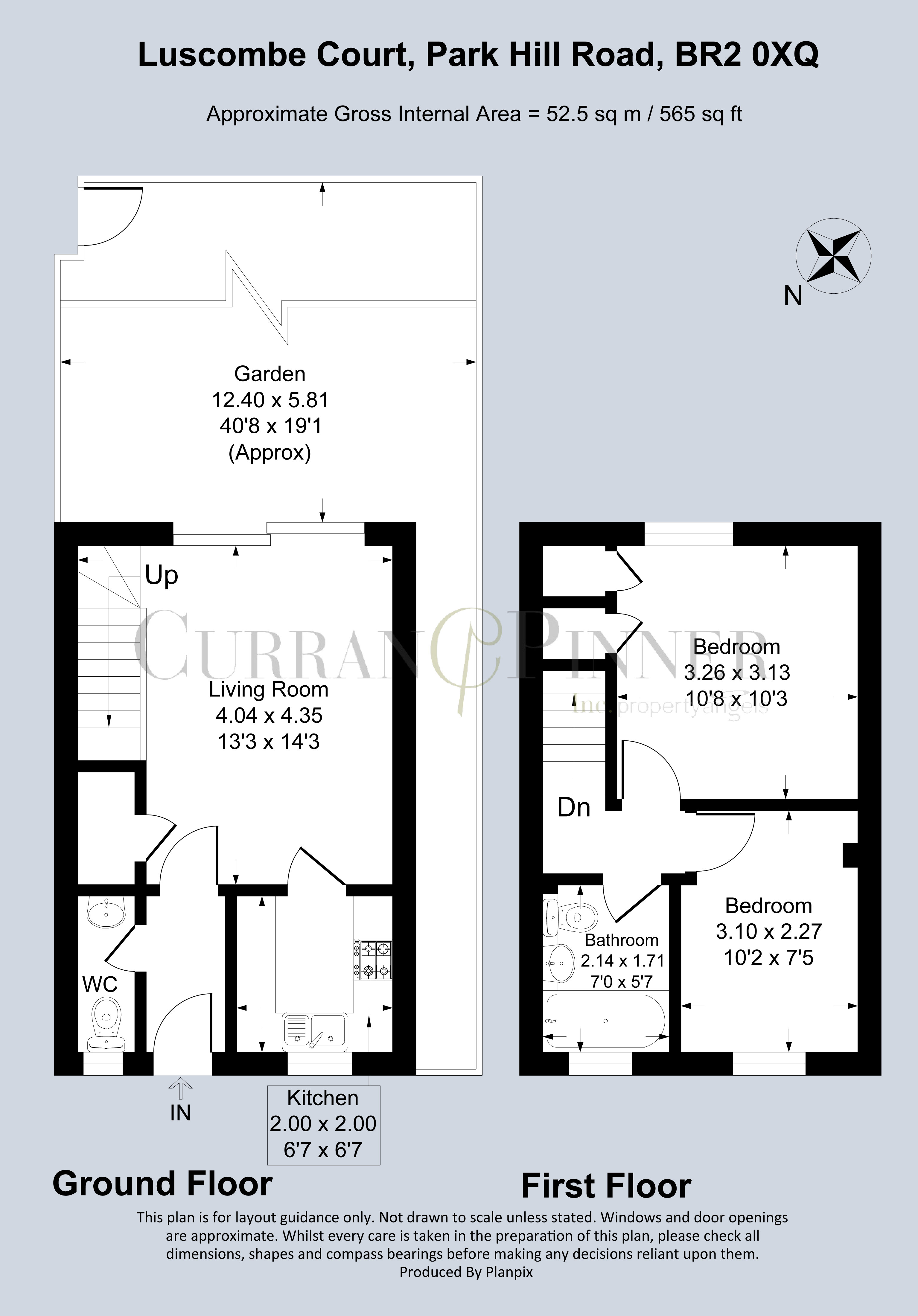 Floorplans For Park Hill Road, 26 Park Hill Road, BROMLEY, Kent