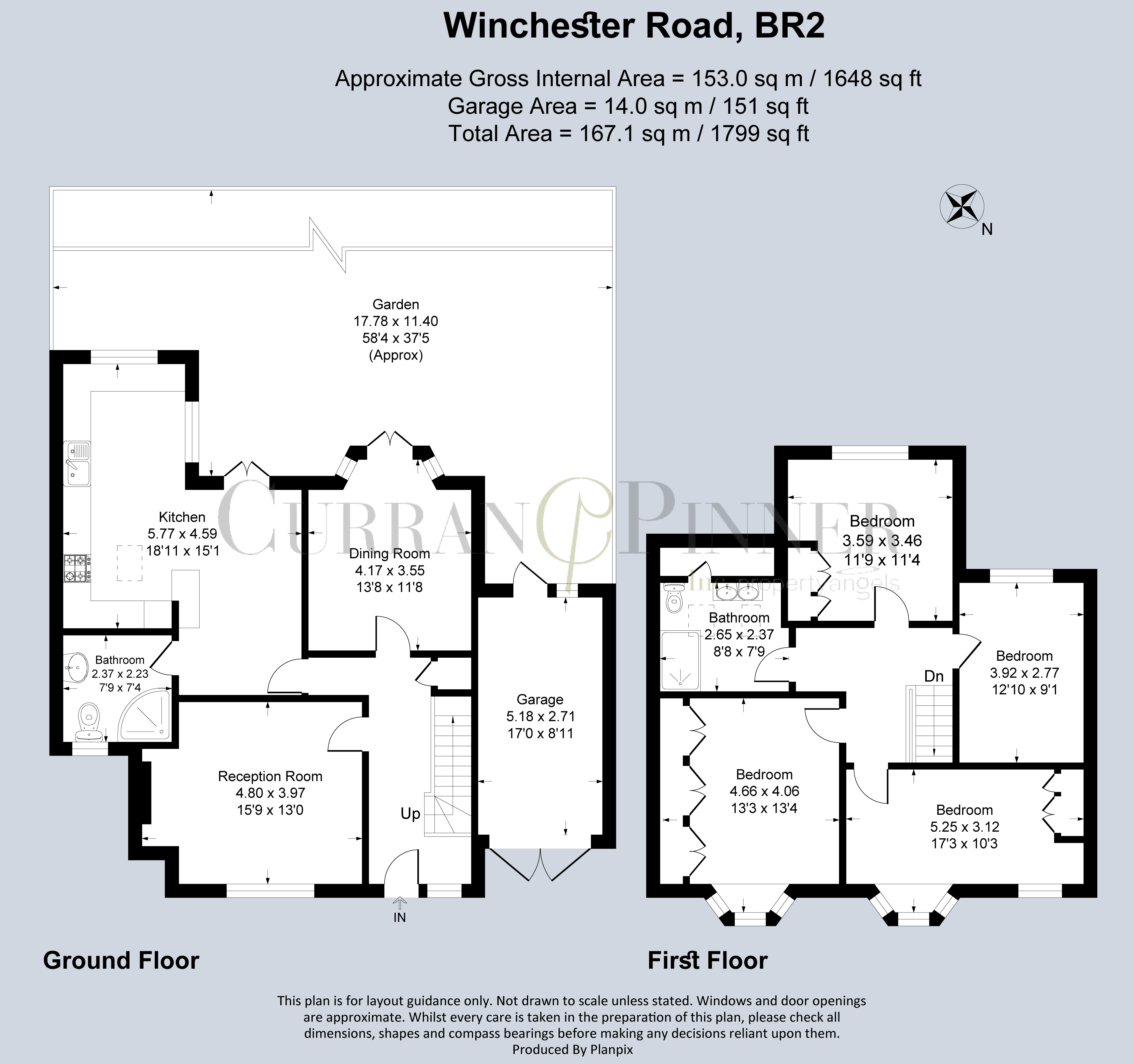 Floorplans For Winchester Road, Bromley, Kent