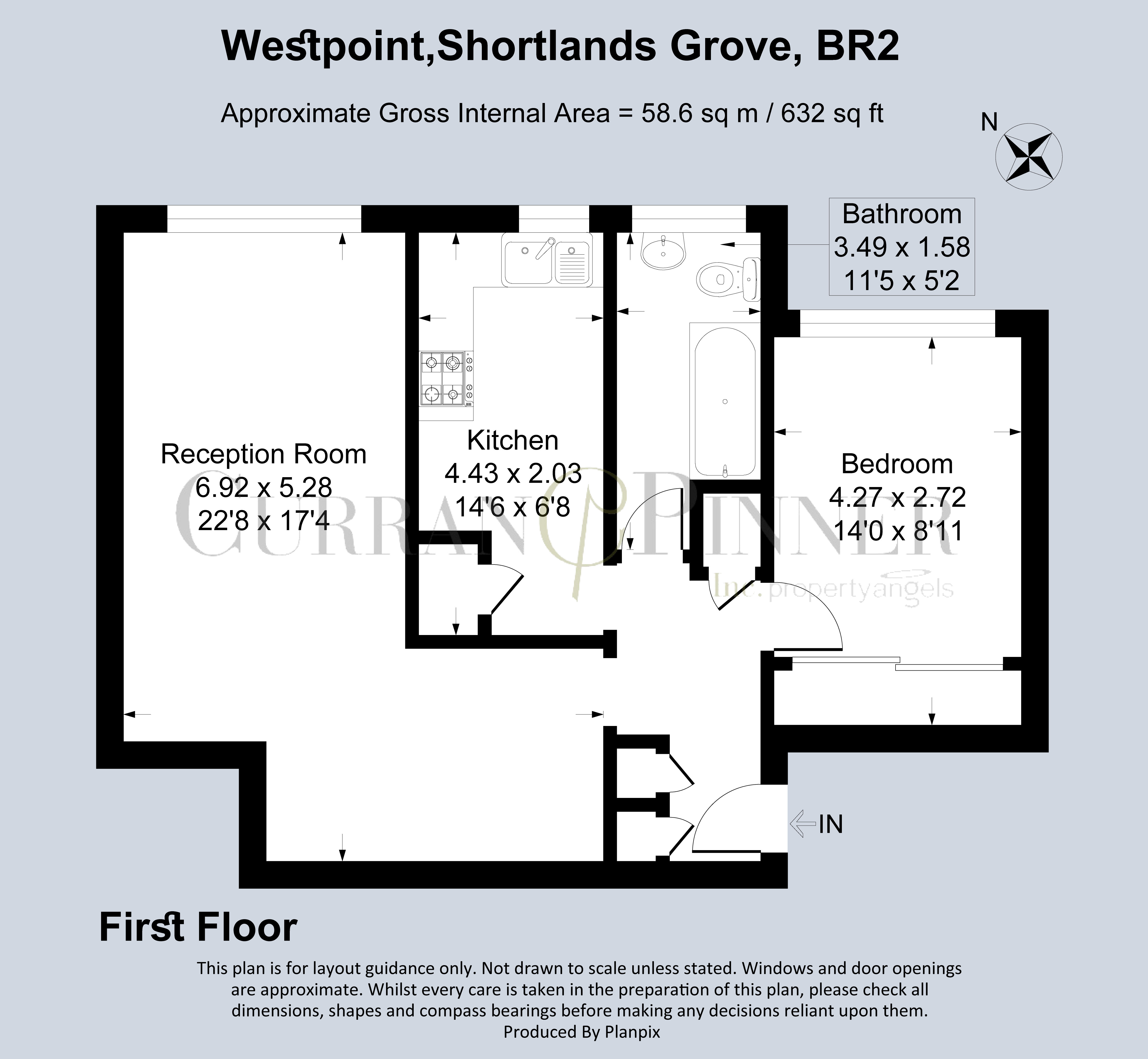 Floorplans For Shortlands Grove, Bromley