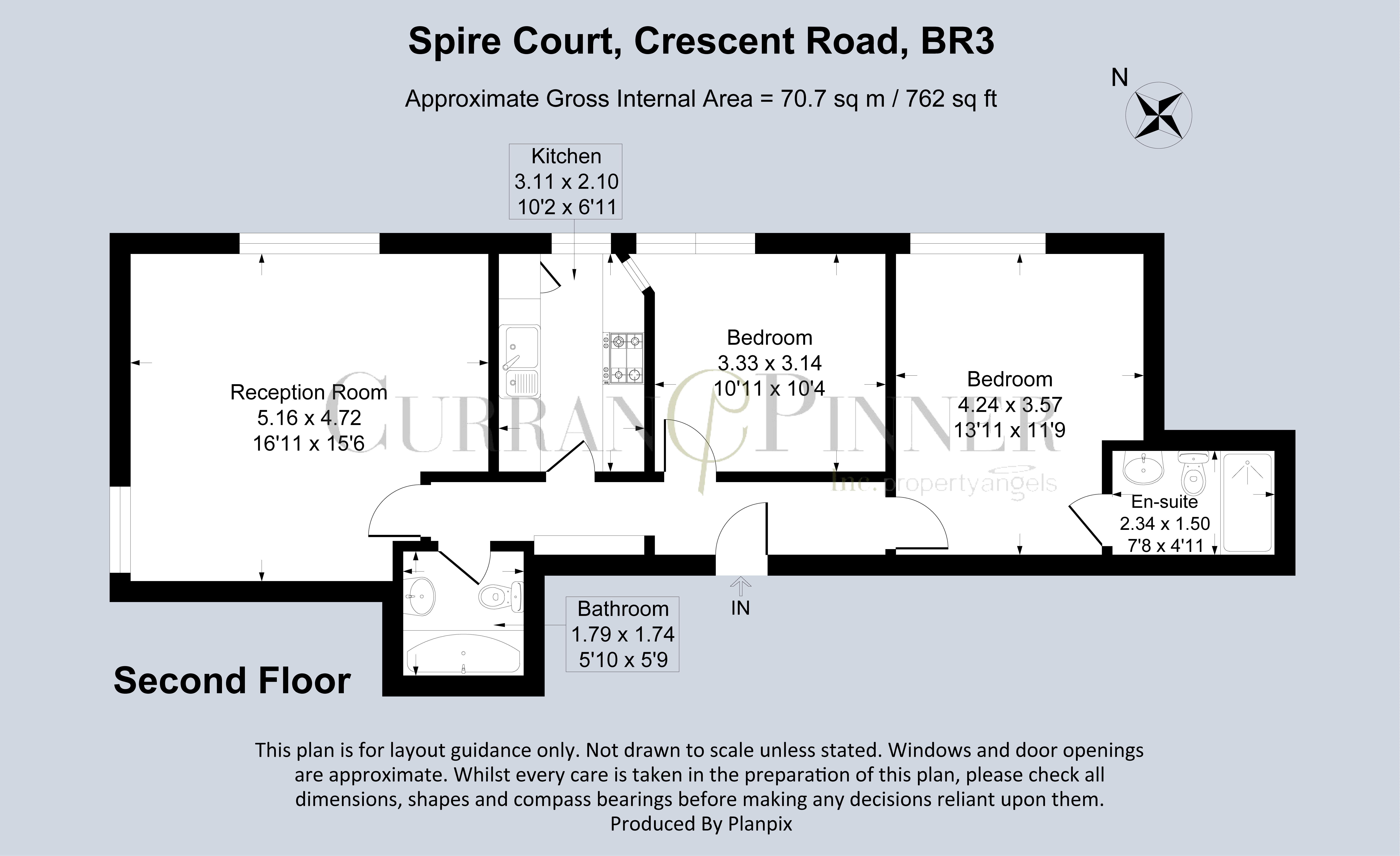 Floorplans For Crescent Road, Beckenham, Kent