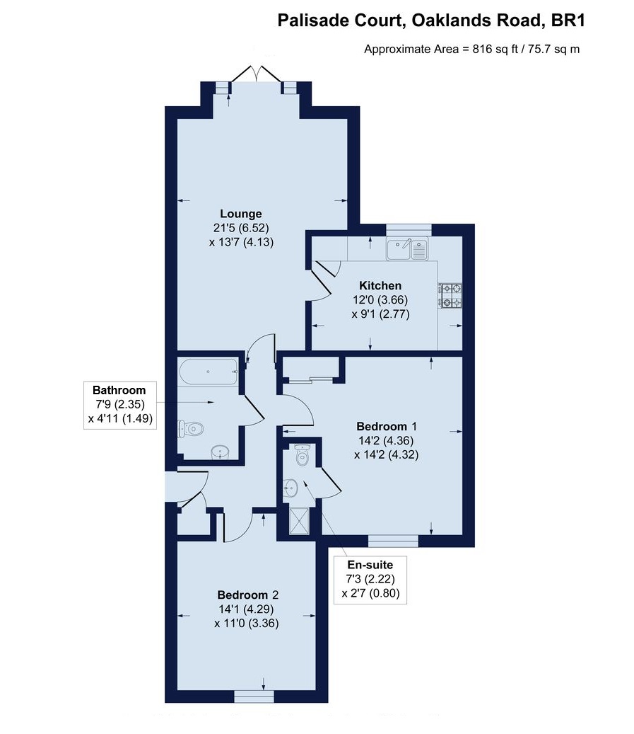 Floorplans For Oaklands Road, 14 Oaklands Road, BROMLEY, Kent