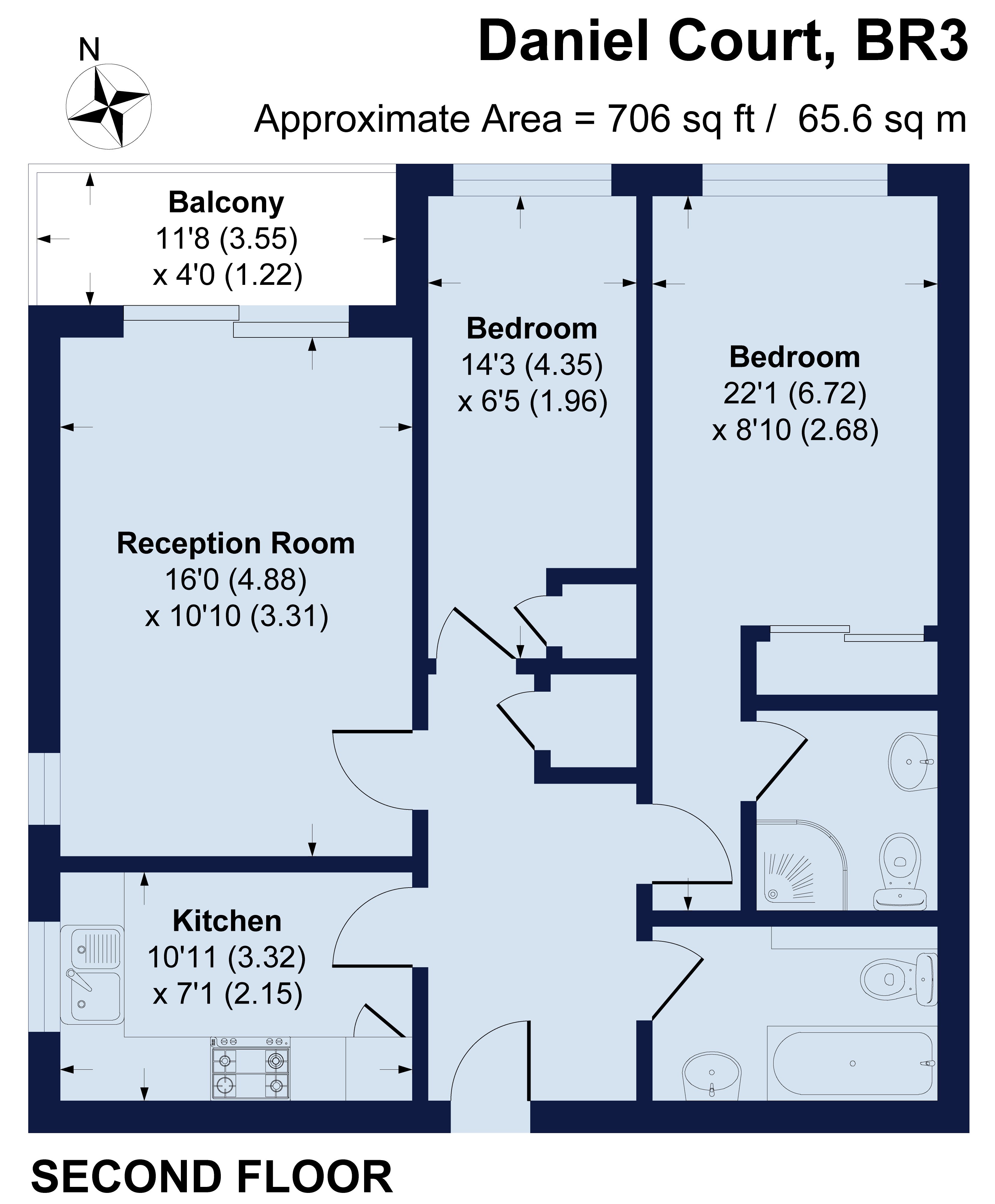 Floorplans For Brackley Road, 19 Brackley Road, BECKENHAM, Kent