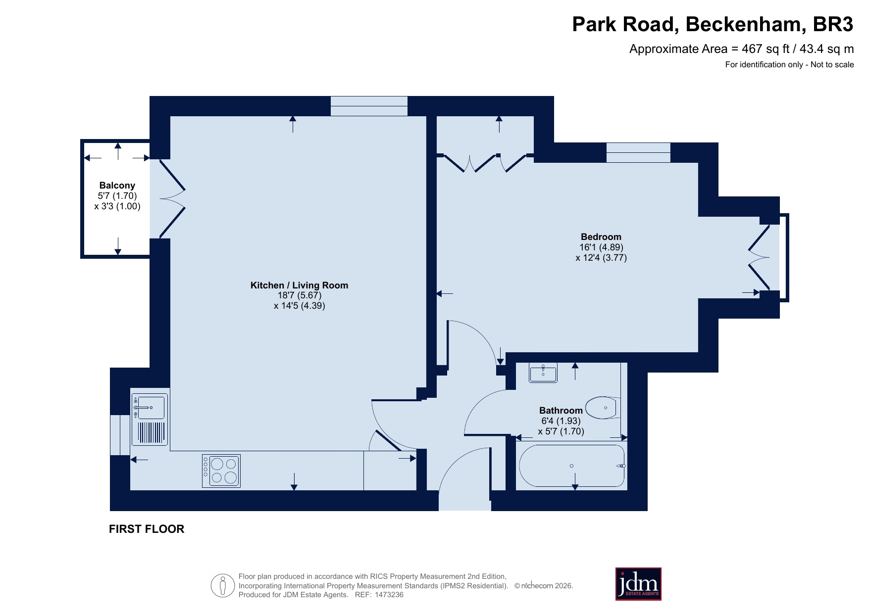 Floorplans For Park Road, Beckenham, Kent